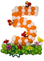 Цифра "5" оранжевая