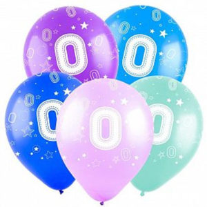 Воздушные шары "Цифра 0"