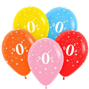 Воздушные шары "Цифра 0"
