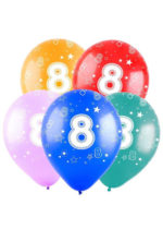 Воздушные шары "Цифра 8"