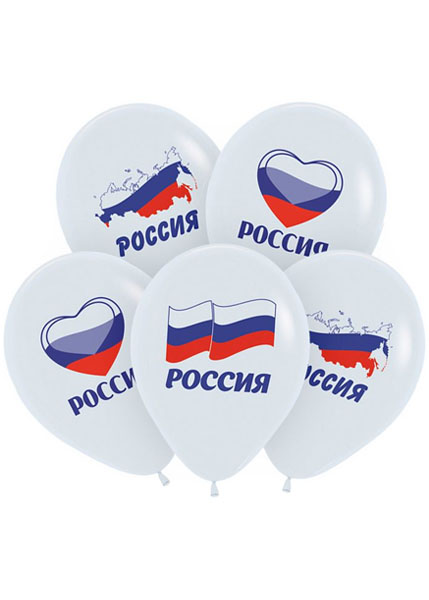 Воздушные шары "Россия Триколор"