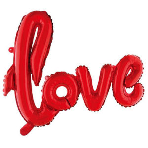 Надпись "LOVE" Красная 100*68 см