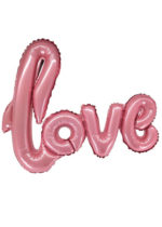 Надпись "LOVE" Розовая 100*68 см