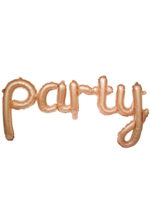 Надпись "PARTY" Розовое золото 113*46 см
