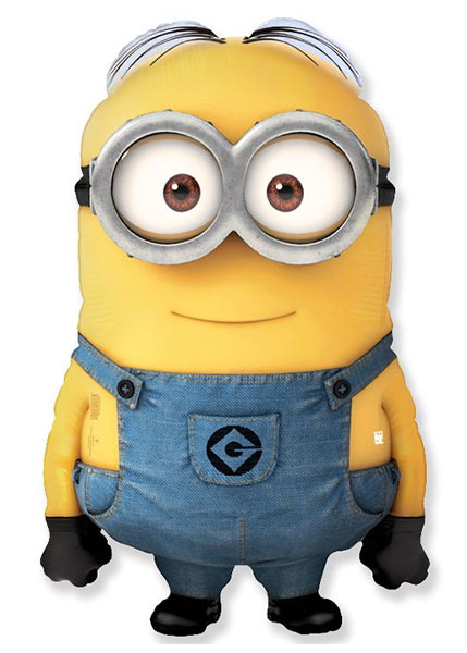 Фольгированный шар Миньон Дейв / Minion Dave 74*56 см