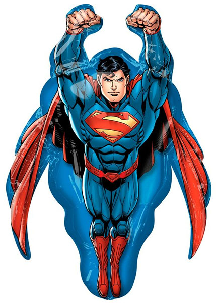 Фольгированный шар Супермен / Superman 58*86 см