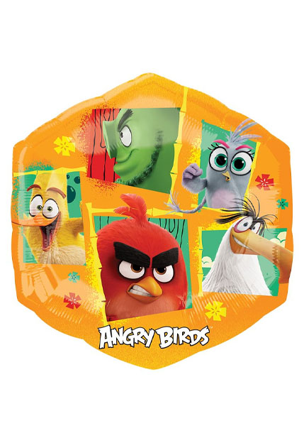 Фольгированный шар Энгри Бердс / Angry Birds 58*55 см