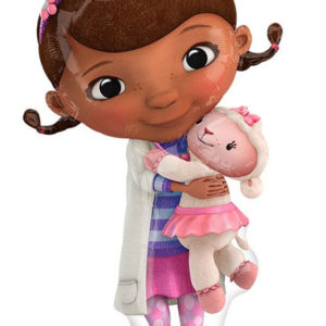 Фольгированный шар Доктор Плюшева / Doc McStuffins Pose 88*55 см