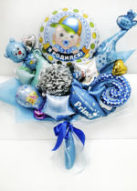 Крафтовый букет на рождение мальчика