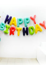 Надпись "HAPPY BIRTHDAY"